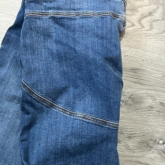 ASOS Denim Flare Leg Jean Size UK 22 /32 Boot Cut Plus Size 18 - Picture 4 of 8